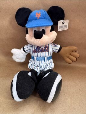 NWT Disney Parks 10” Mickey Mouse x New York Mets Stuffy